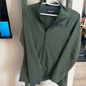 Patagonia Olive Full-Zip Jacket